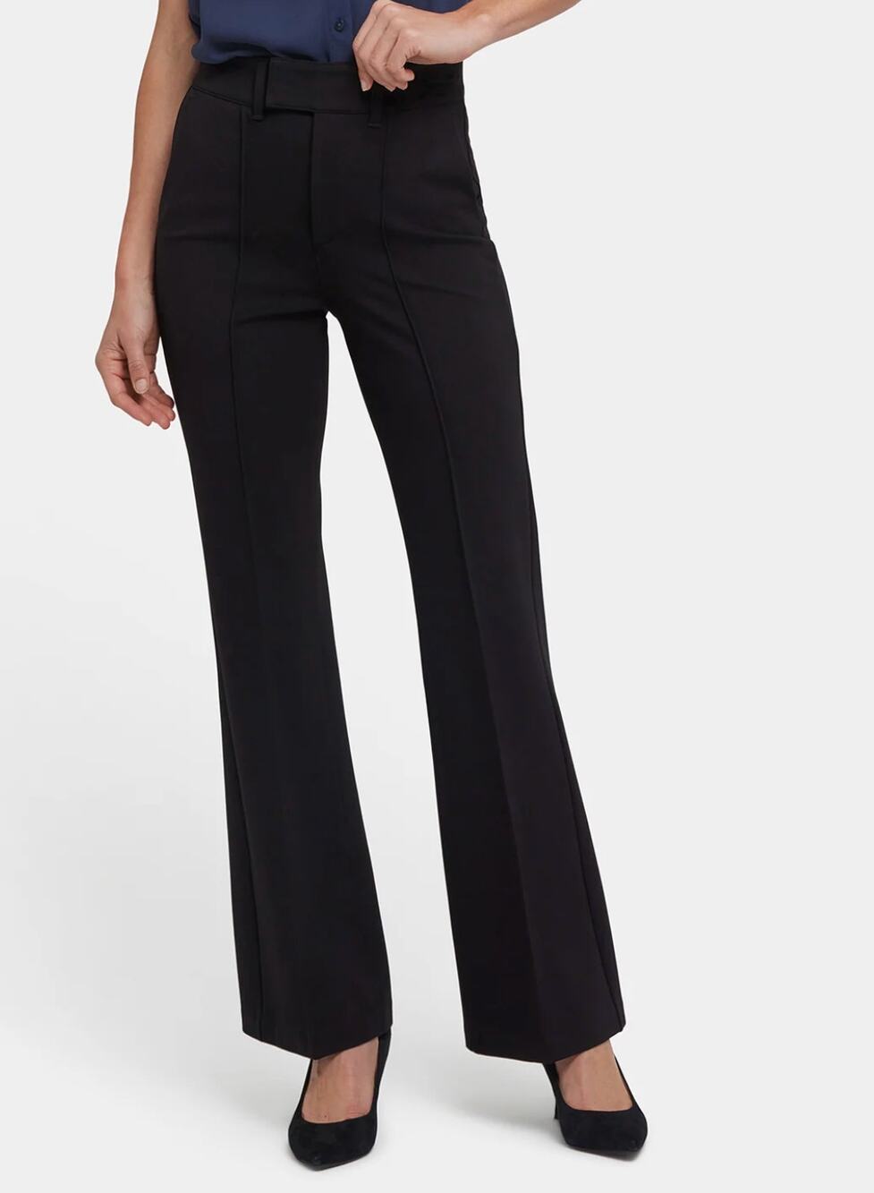 NYDJ High Rise Bootcut Trouser Pants New 10 32" Inseam Sculpt-Her™ Collection